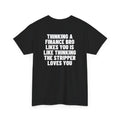 Thinking A Finance Bro Likes You Is Like Thinking The Stripper Loves You Backprint.